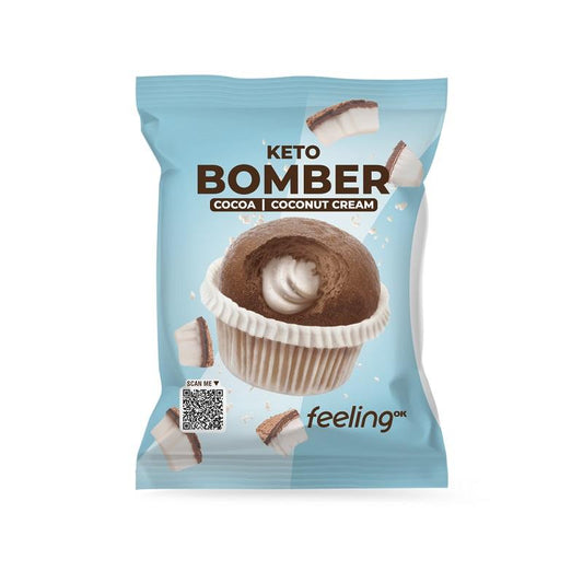 Protein Muffin mit Füllung 50g von Feeling OK