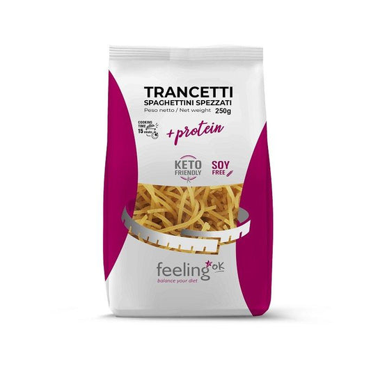 Protein Nudeln Trancetti + Protein 250g Beutel von Feeling OK