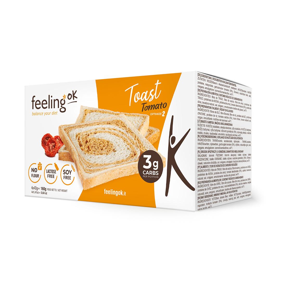 Toasts (Zwieback) Optimize 2 (20% Protein) 160g von Feeling OK
