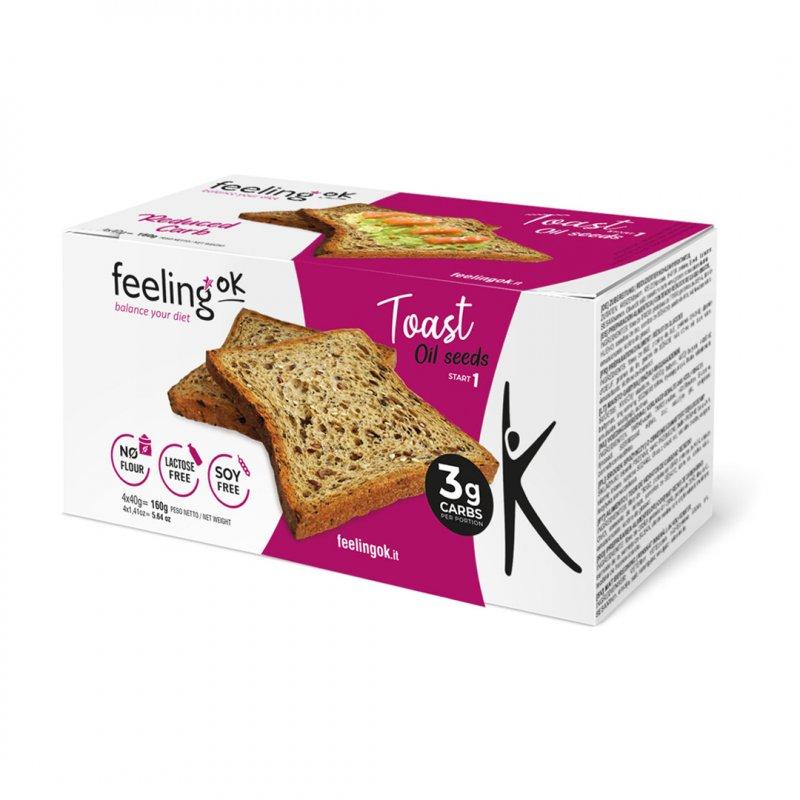 Toasts (Zwieback) Start 1 (44% Protein) 160g von Feeling OK
