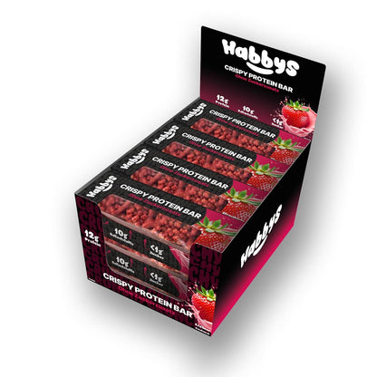 Crispy Protein Bar 12 x 40g Riegel von Habbys