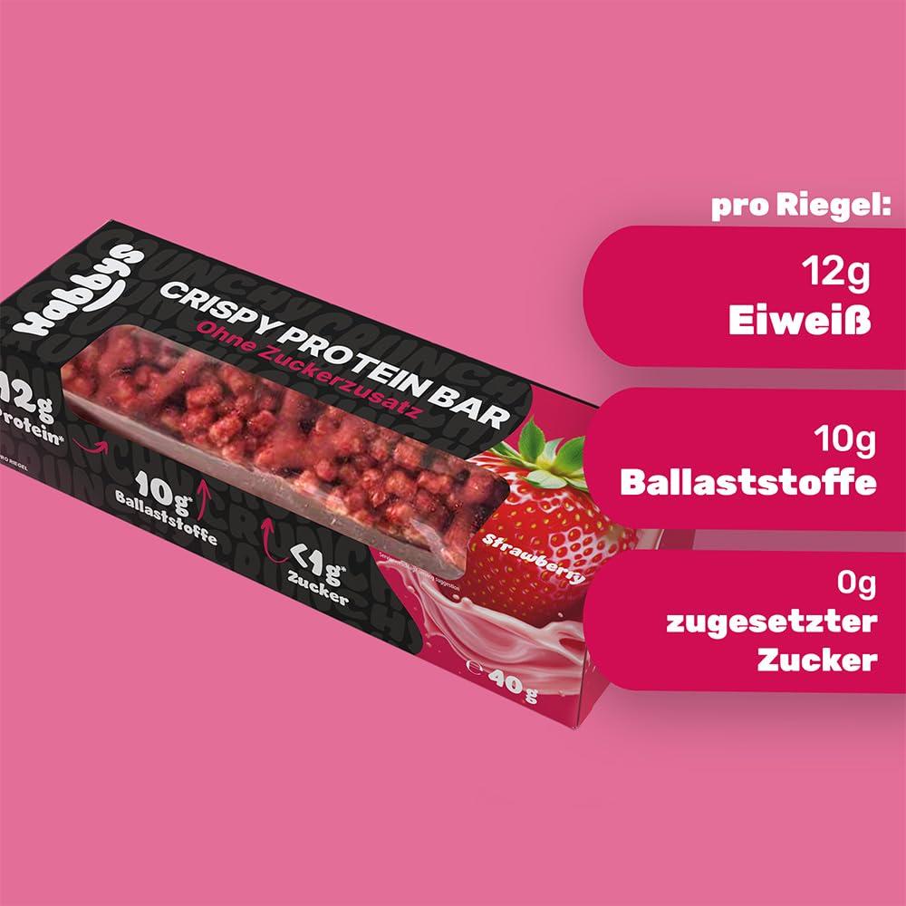 Crispy Protein Bar 1 x 40g Riegel von Habbys
