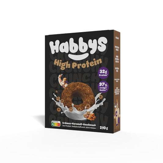 Zuckerarme Cerealien mit Protein 210g Packung von Habbys