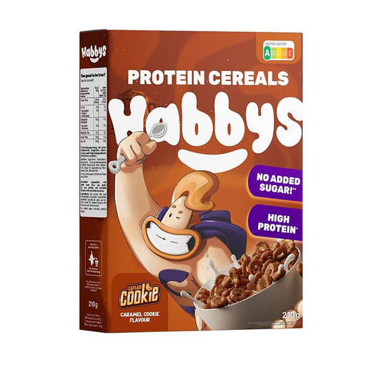 Zuckerarme Cerealien mit Protein 240g Packung von Habbys