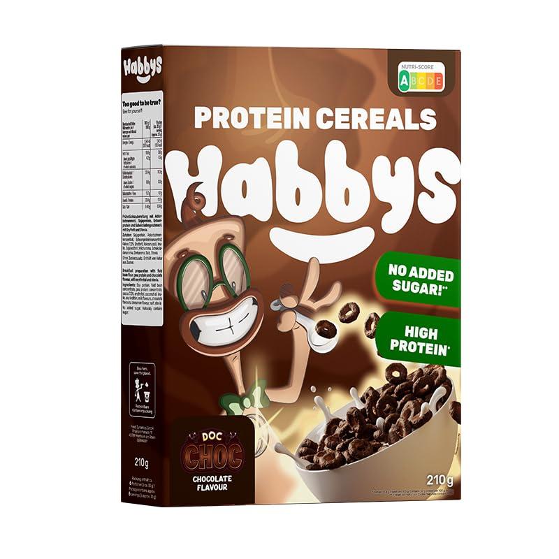 Zuckerarme Cerealien mit Protein 210g Packung von Habbys