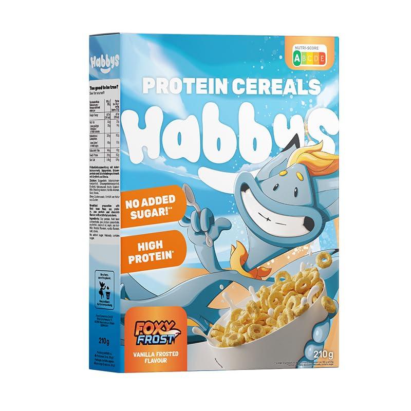 Zuckerarme Cerealien mit Protein 210g Packung von Habbys