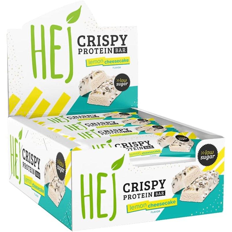 Crispy Protein Bar 12 x 45g Riegel von Hej