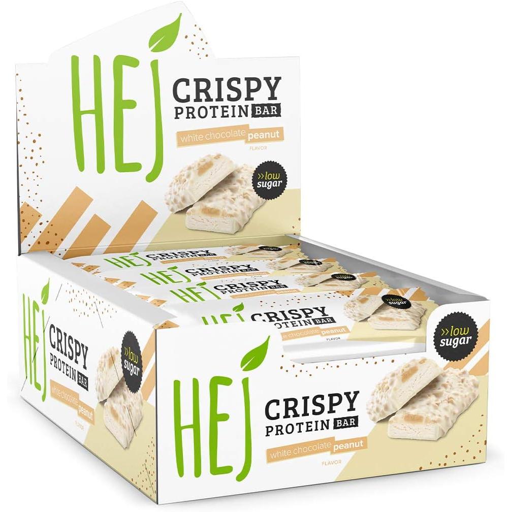 Crispy Protein Bar 12 x 45g Riegel von Hej