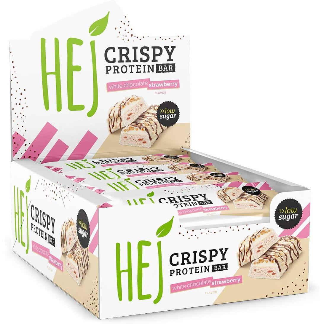 Crispy Protein Bar 12 x 45g Riegel von Hej