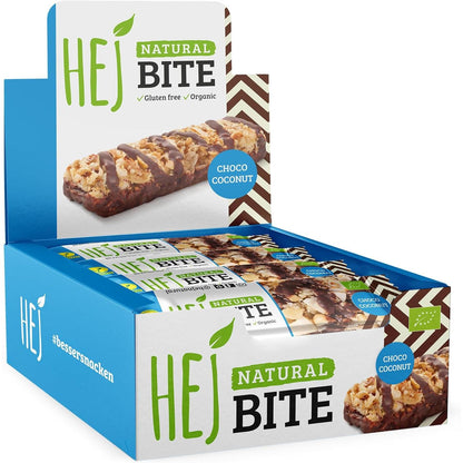 Natural Bite 12 x 40g Riegel von Hej