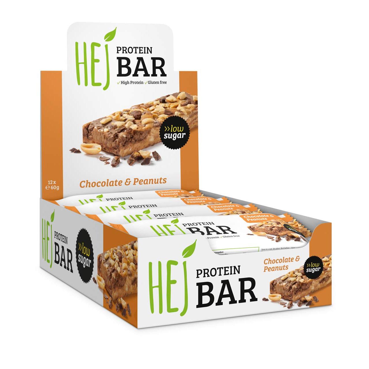 Protein Bar 12 x 60g Karton von Hej