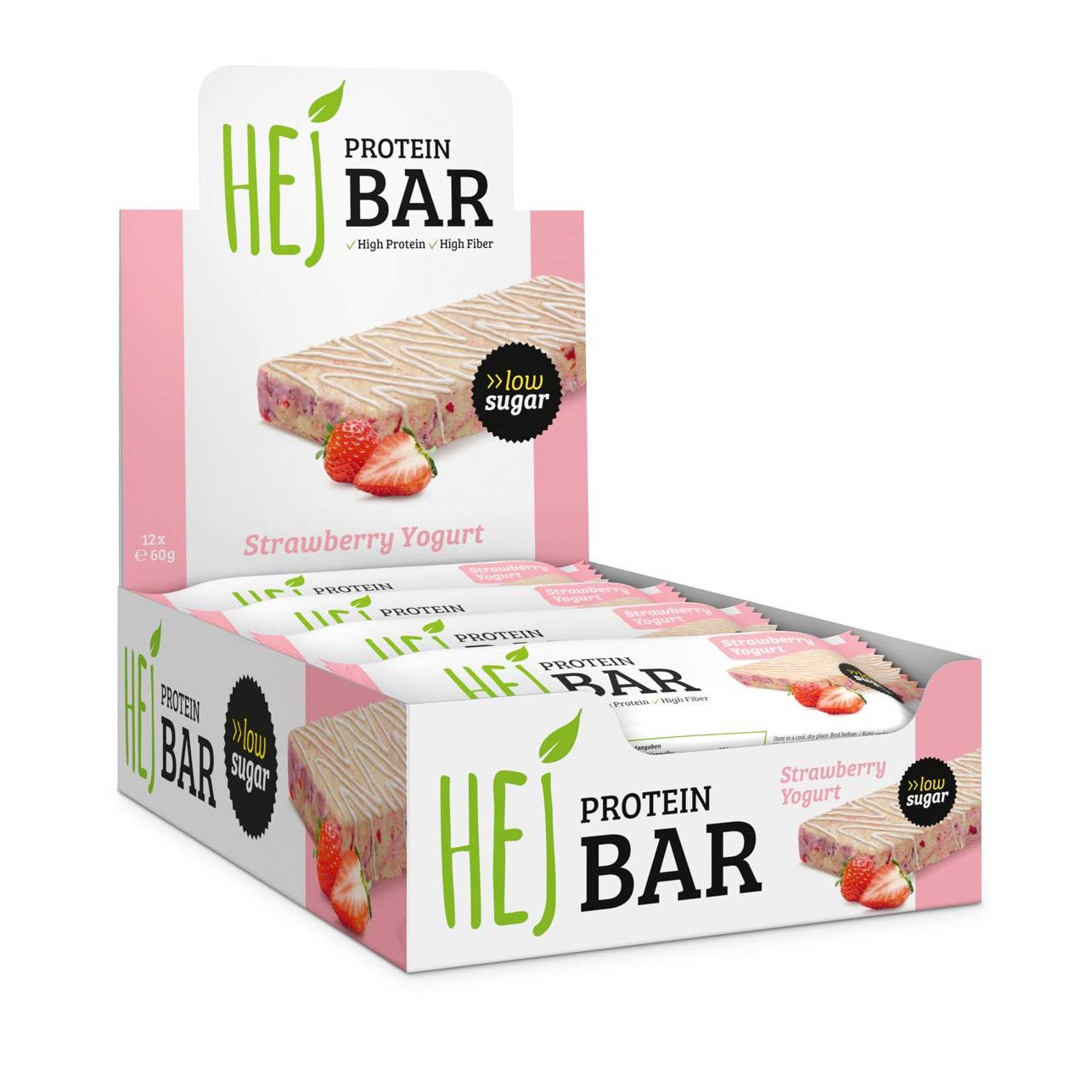 Protein Bar 12 x 60g Karton von Hej
