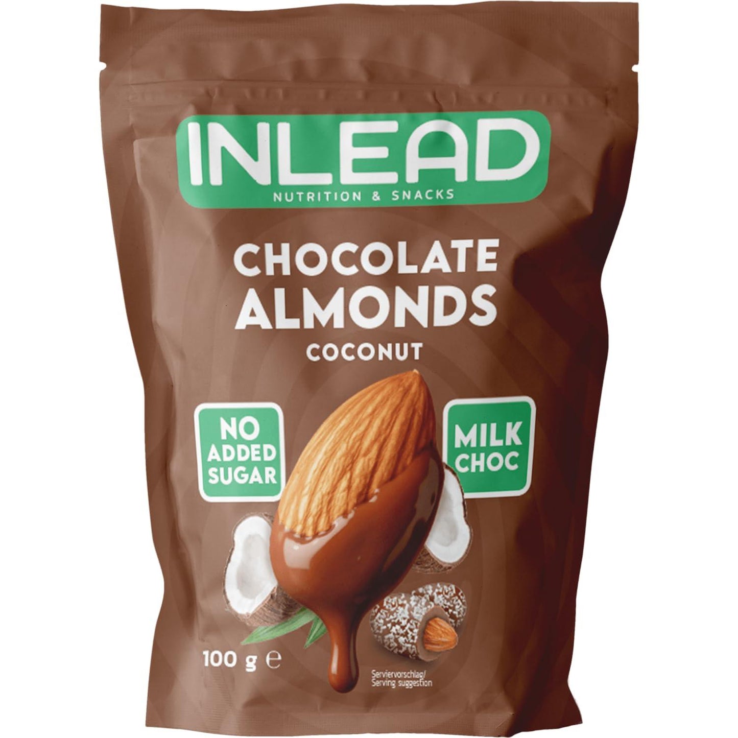 Chocolate Almonds 100g Beutel von Inlead