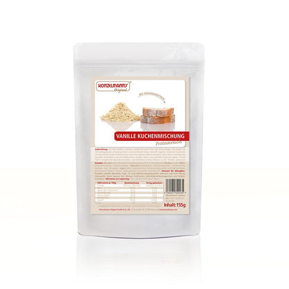Protein Kuchen (Backmischung) Vanille (zuckerarm) 155g Beutel MHD 30.11.2023 von Konzelmanns Original
