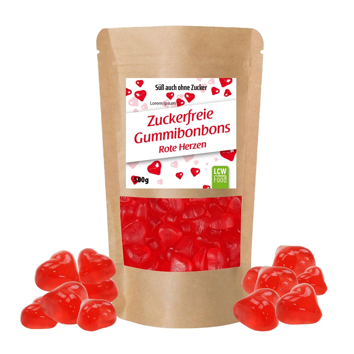 Zuckerfreie Gummibonbons 500g Beutel von LCW