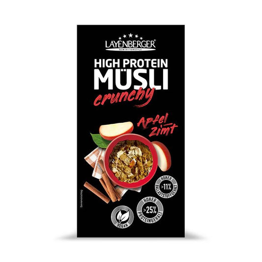 High Protein Crunchy Müsli 375g Karton von Layenberger