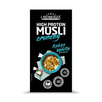 High Protein Crunchy Müsli 375g Karton von Layenberger