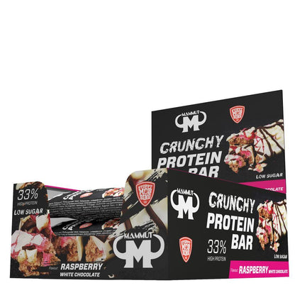 Crunchy Protein Bar 12 x 45g Riegel von Mammut