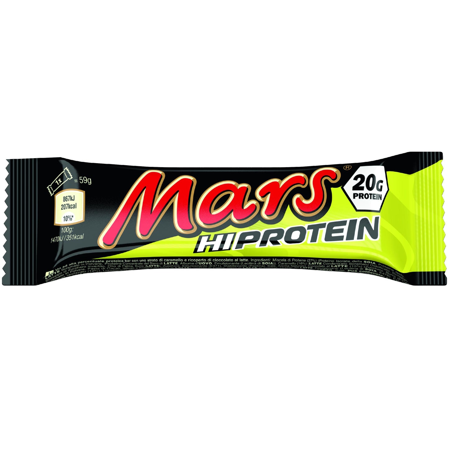 Hi Protein Bar 1 x 59g Riegel Classic MHD 22.08.2026 von Mars