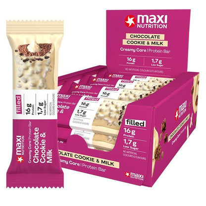 Creamy Core Protein Bar 12 x 45g Riegel von Maxi Nutrition