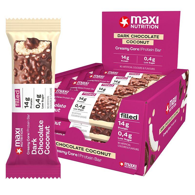 Creamy Core Protein Bar 12 x 45g Riegel von Maxi Nutrition