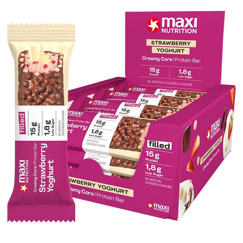 Creamy Core Protein Bar 12 x 45g Riegel von Maxi Nutrition