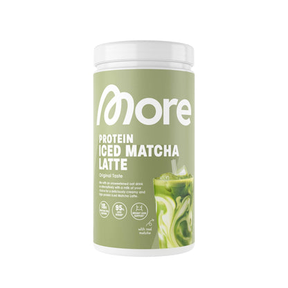 Iced Matcha Latte 500g Dose von More Nutrition