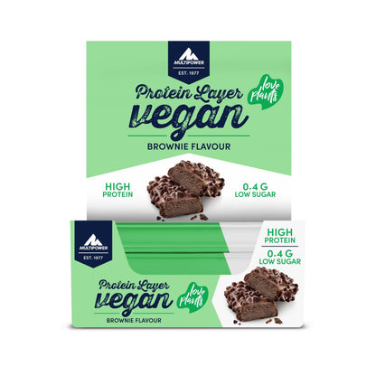 Protein Layer VEGAN 15 x 55g Riegel von Multipower