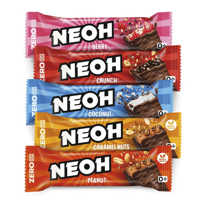 Zero Added Sugar Bar 5 x 30g Riegel Mix-Pack von Neoh
