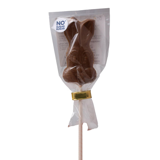 Osterhase am Stiel ohne Zuckerzusatz 10g MHD 23.07.2025 von No Sugar Sugar