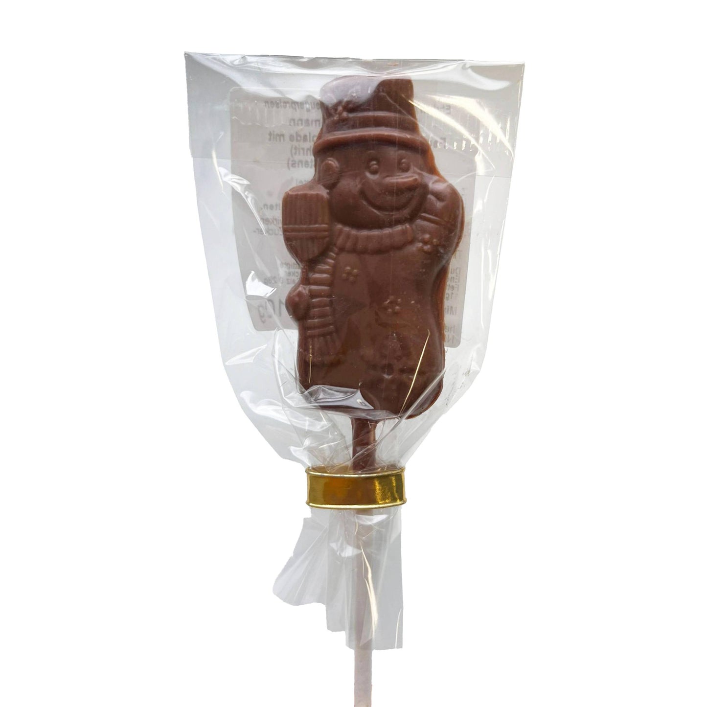 Schokoladenschneemann am Stiel mit Erythrit und Stevia 10g von No Sugar Sugar