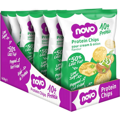Protein Chips 6 x 30g Beutel von Novo