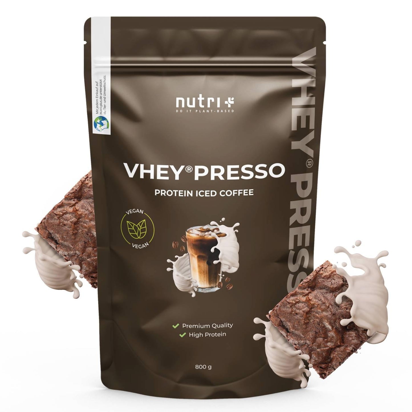 VHEY presso - Protein Iced Coffee 800g Beutel von Nutri-Plus