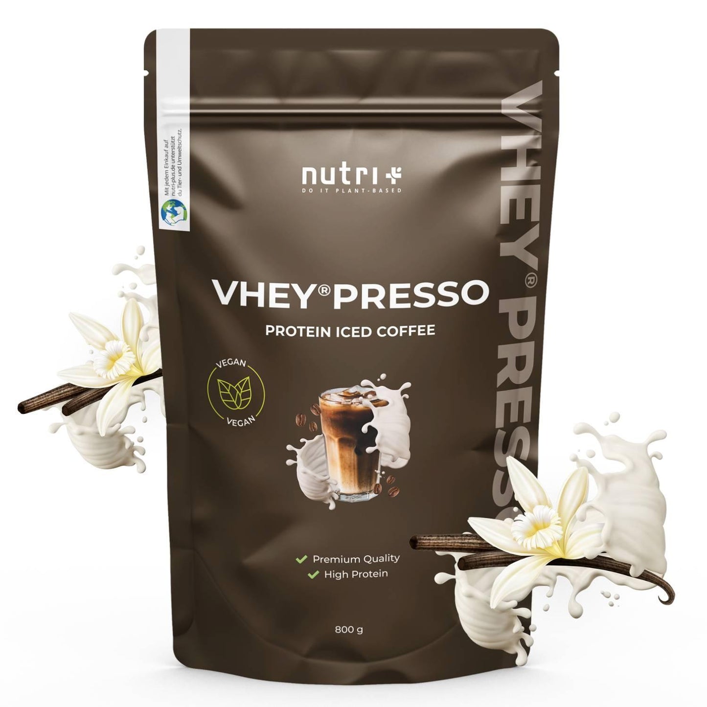 VHEY presso - Protein Iced Coffee 800g Beutel von Nutri-Plus