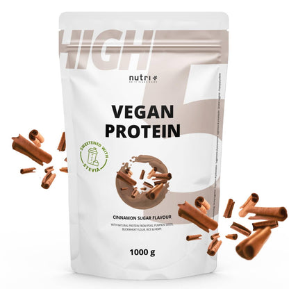 Vegan High 5 Protein ohne Soja 1000g Beutel von Nutri-Plus