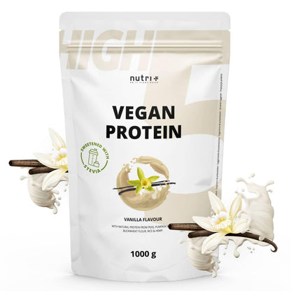 Vegan High 5 Protein ohne Soja 1000g Beutel von Nutri-Plus