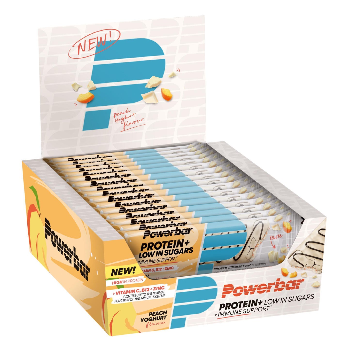 Protein Plus Low Sugar 16 x 35g Riegel von Powerbar