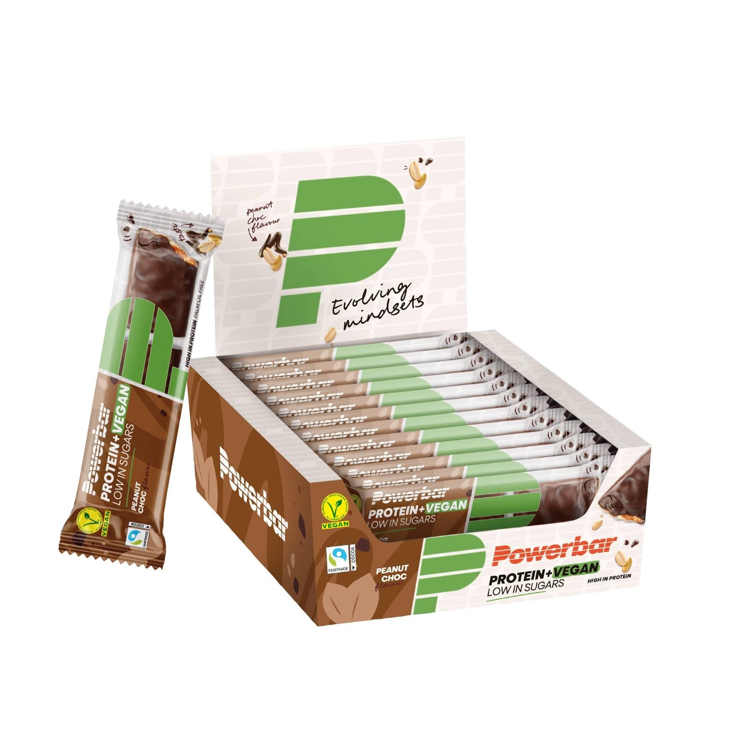 Protein + Vegan 12 x 42g Riegel von Powerbar