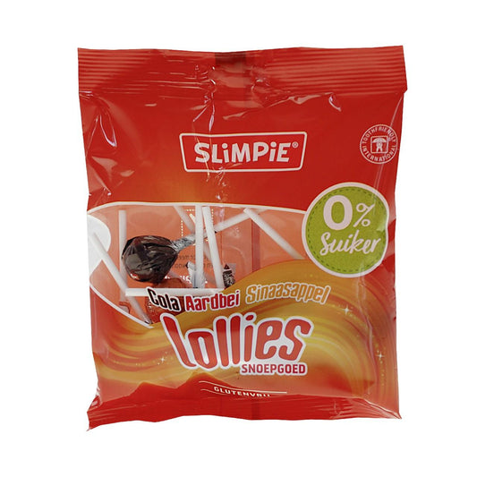 Zuckerfreie Lollies 108g Beutel von Slimpie