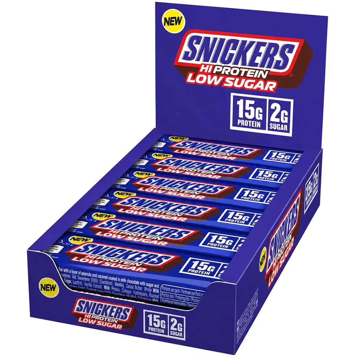 Low Sugar Hi Protein Bar 12 x 45g Riegel von Snickers