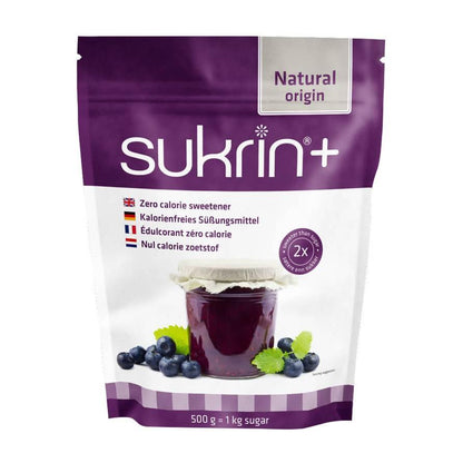 SUKRIN+ (Erythrit mit Stevia) 500g Beutel von Sukrin