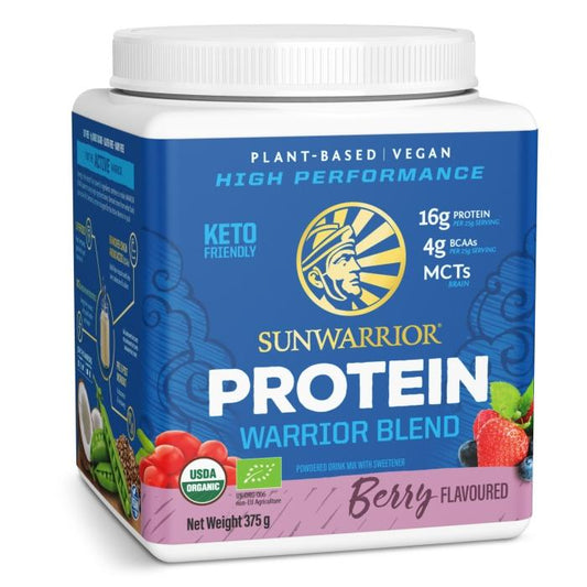 Protein Warrior Blend 375g Dose von Sunwarrior