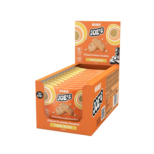 Joes Filled Protein Cookies 10 x 60g Karton Peanut Butter von Weider