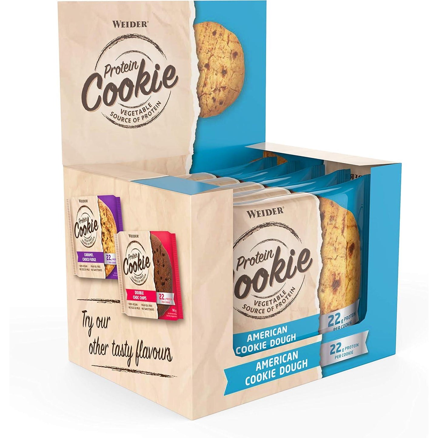 Protein Cookie 12 x 90g von Weider