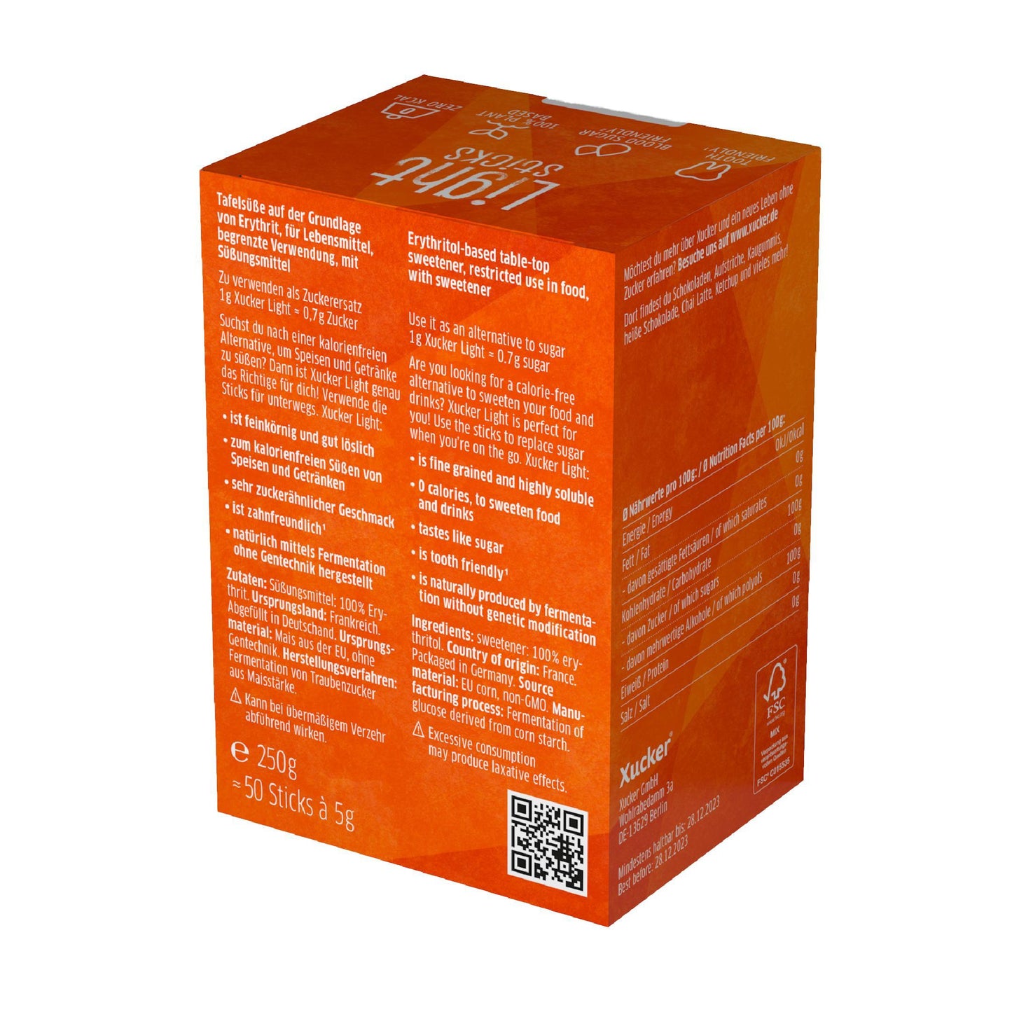 Light Sticks 50 x 5g = 250g Karton von Xucker