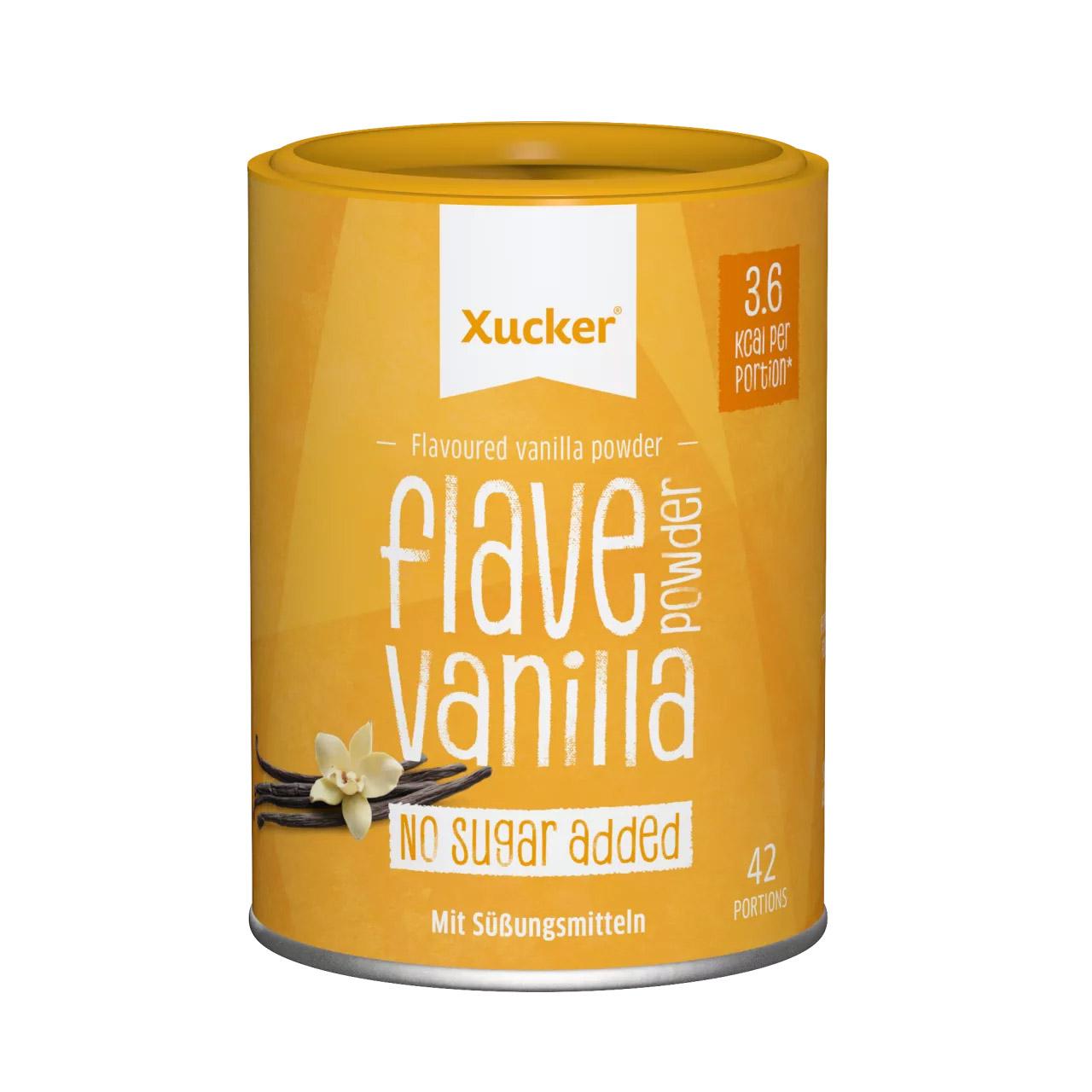 Zuckerarmes Aroma Flave Powder 120g Dose von Xucker