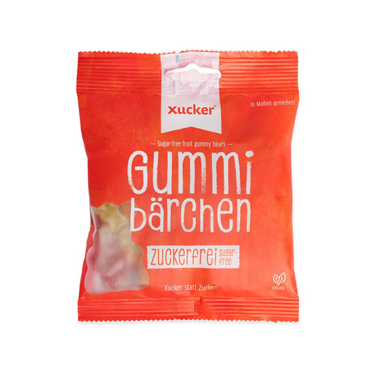 Zuckerfreie Gummibärchen mit Xylit 100g Beutel von Xucker